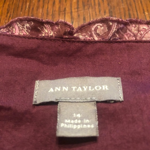 Ann Taylor Lined Summer Top - Picture 8 of 9
